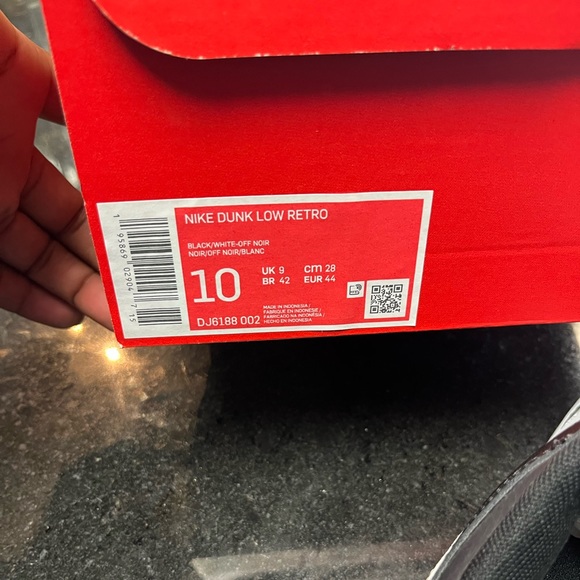 Nike Dunk Low “Off Noir” sz 10 - Picture 9 of 9
